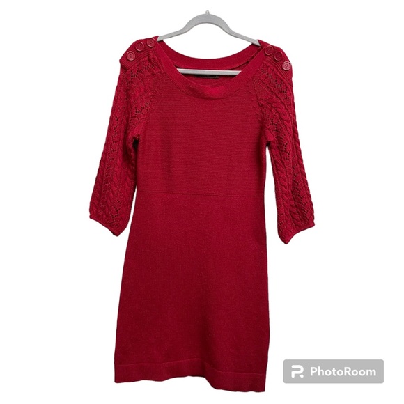 The Limited Red Sweater Dress - Size Medium - Picture 2 of 11